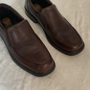 Earth Spirit Brown Leather Loafers Slip-Ons